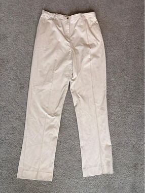 Lands’ End Women’s Khaki Uniform Pants Size 16 Tall